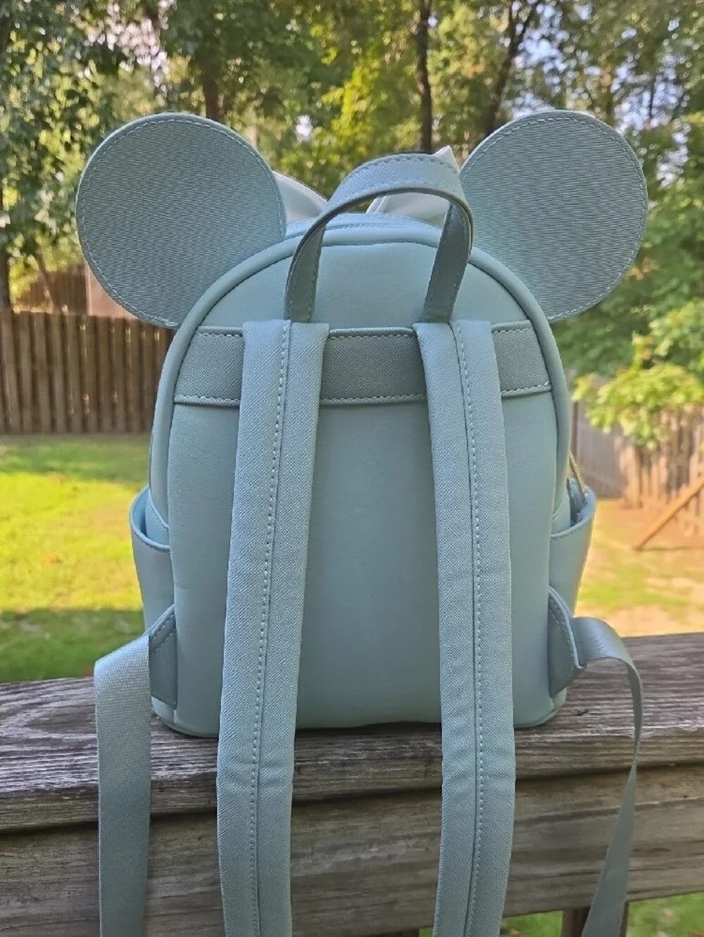 Loungefly Kids Pastel Mint Bow Mini Backpack